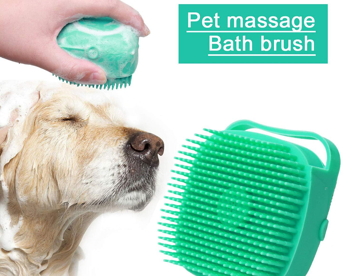 Pet Dog Shampoo Massager Brush Cat Massage