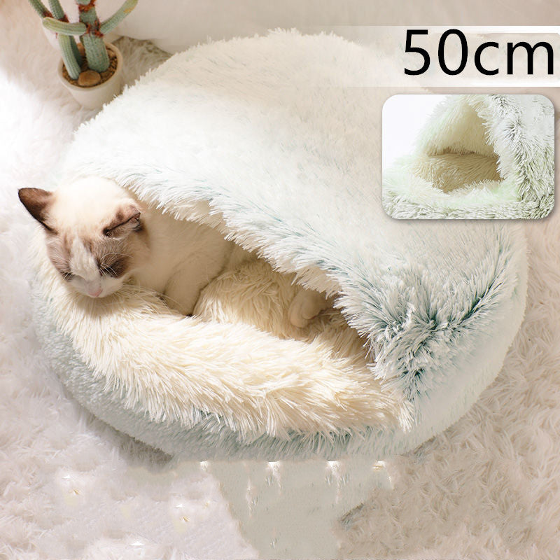 2 In 1 Dog And Cat Bed Pet Winter Bed