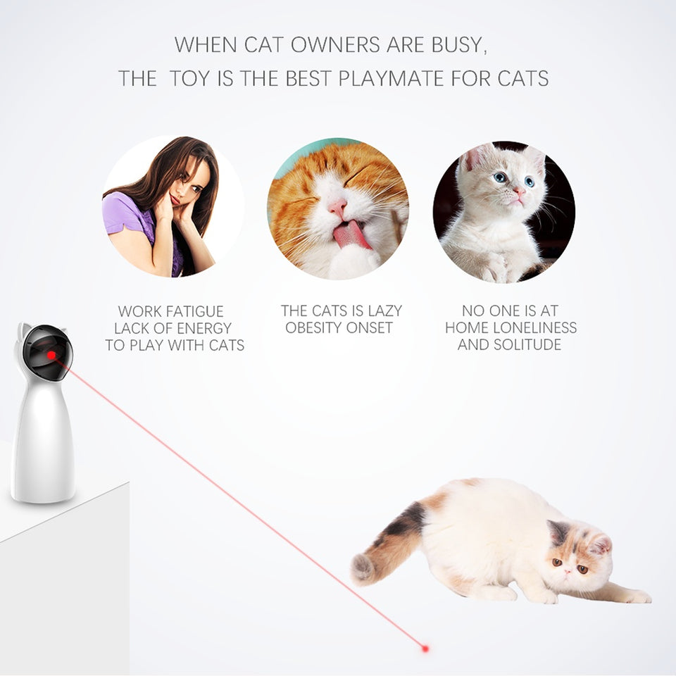 Creative Cat Pet LED Laser Funny Toy